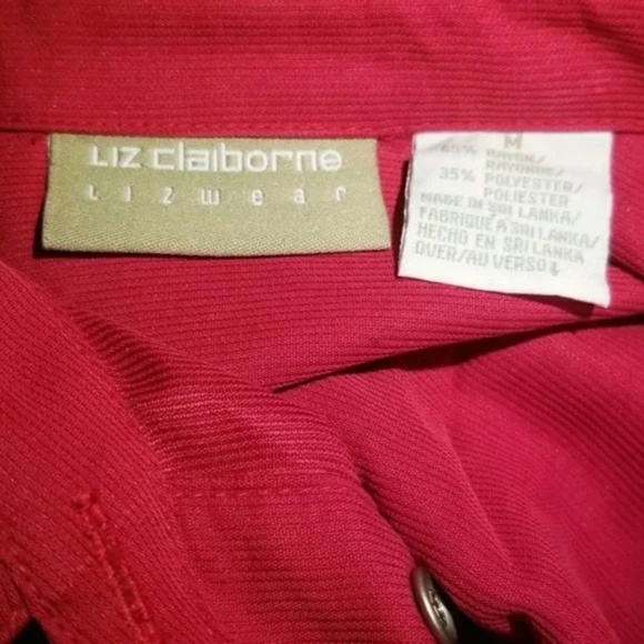 Liz Claiborne Lightweight Corduroy Button Down Shirt - Picture 2 of 6